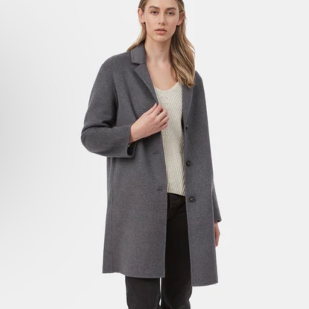 tentree Wool Longline Coat
Women's Eco-Friendly Mid-Length Coat